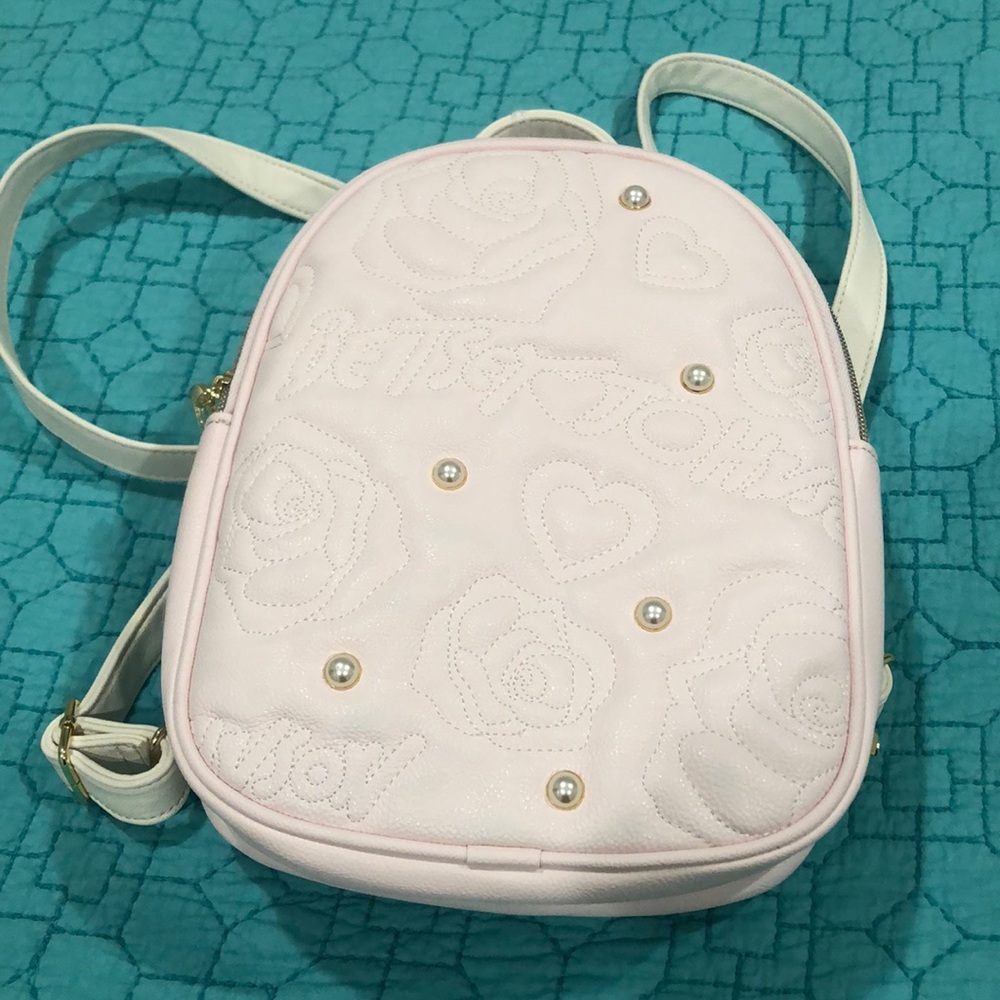 *NEW* Betsey Johnson Pink Pearl Backpack